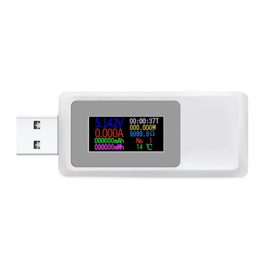 Keweisi KWS-MX19 USB Tester DC 4V-30V 0-5A Current Voltage Detector(White) - Current & Voltage Tester by buy2fix | Online Shopping UK | buy2fix