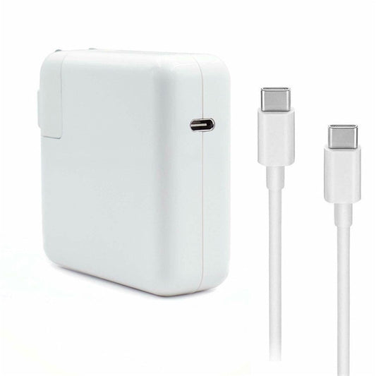 96W USB-C / Type-C Power Adapter Portable Charger with 1.8m USB-C / Type-C to USB-C / Type-C Charging Cable, EU Plug by buy2fix