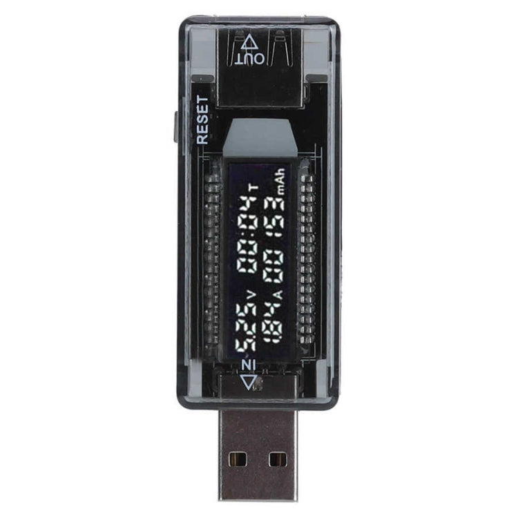 KWS-V21 QC2.0 USB Current Voltage Tester Charge Detector, Multimeter, Power Capacity Meter - Current & Voltage Tester by buy2fix | Online Shopping UK | buy2fix