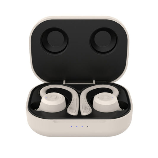 T20 TWS Bluetooth Hooks Wireless Sports Headphones with Charging Box IPX6 Waterproof Noise-cancelling Earphones(Gray) by buy2fix