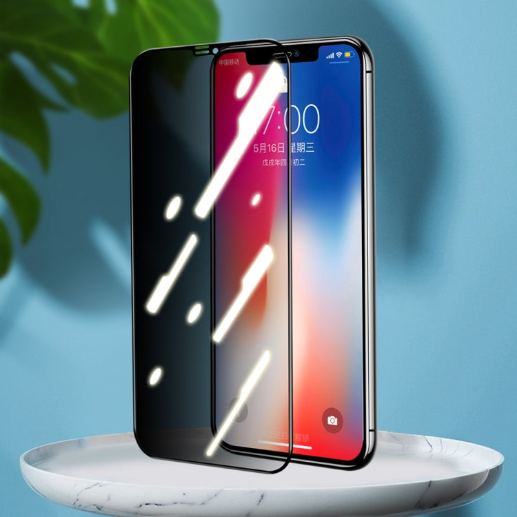 For iPhone 11 Pro / XS / X ENKAY Hat-Prince Full Coverage 28 Degree Privacy Screen Protector Anti-spy Tempered Glass Film - iPhone 11 Pro Tempered Glass by ENKAY | Online Shopping UK | buy2fix