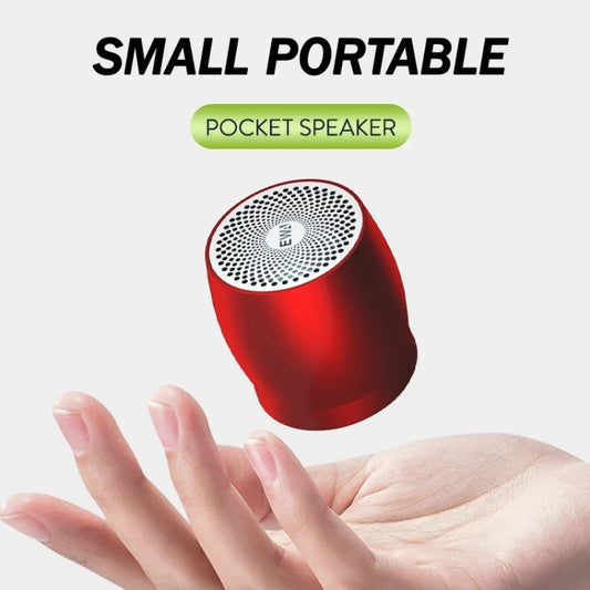 EWA A1 Portable TWS Bluetooth Wireless Speaker IPX5 Waterproof Support TF Card(Red) by EWA