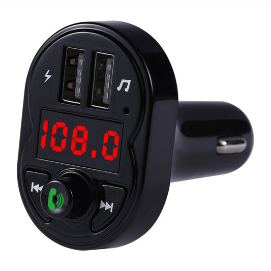 X1 Car Handsfree Kit FM Transmitter Wireless Audio Receiver MP3 Player Dual USB Fast Charger - Bluetooth Car Kits by buy2fix | Online Shopping UK | buy2fix