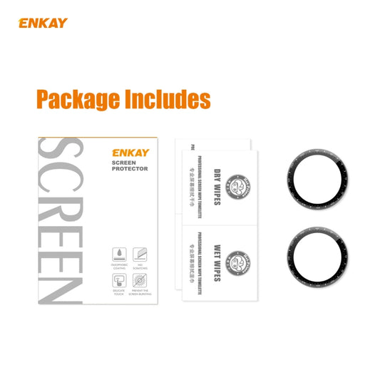 2 PCS For Huawei WATCH 3 Pro 48mm ENKAY Hat-Prince 3D Full Coverage Soft PC Edge + PMMA HD Screen Protector Film by ENKAY