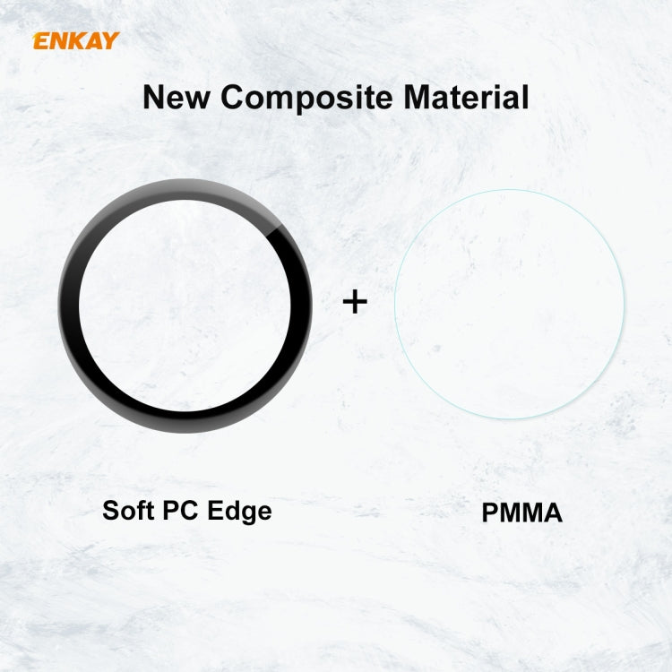 2 PCS For Huawei WATCH 3 46mm ENKAY Hat-Prince 3D Full Coverage Soft PC Edge + PMMA HD Screen Protector Film - Screen Protector by ENKAY | Online Shopping UK | buy2fix