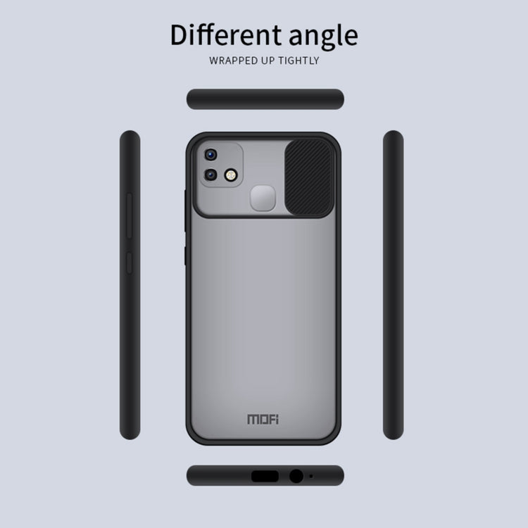 For Infinix HOT 10i MOFI Xing Dun Series Translucent Frosted PC + TPU Privacy Anti-glare Shockproof All-inclusive Protective Case(Green) - Infinix Cases by MOFI | Online Shopping UK | buy2fix