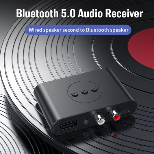 B21 Bluetooth 5.0 Audio Receiver AUX RCA Output U-disk Playback - Audio Receiver Transmitter by buy2fix | Online Shopping UK | buy2fix