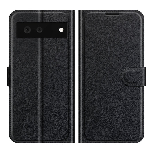 For Google Pixel 6 Litchi Texture Horizontal Flip Protective Case with Holder & Card Slots & Wallet(Black) by buy2fix