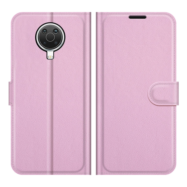 For Nokia G10/G20 Litchi Texture Horizontal Flip Protective Case with Holder & Card Slots & Wallet(Pink) - Nokia Cases by buy2fix | Online Shopping UK | buy2fix