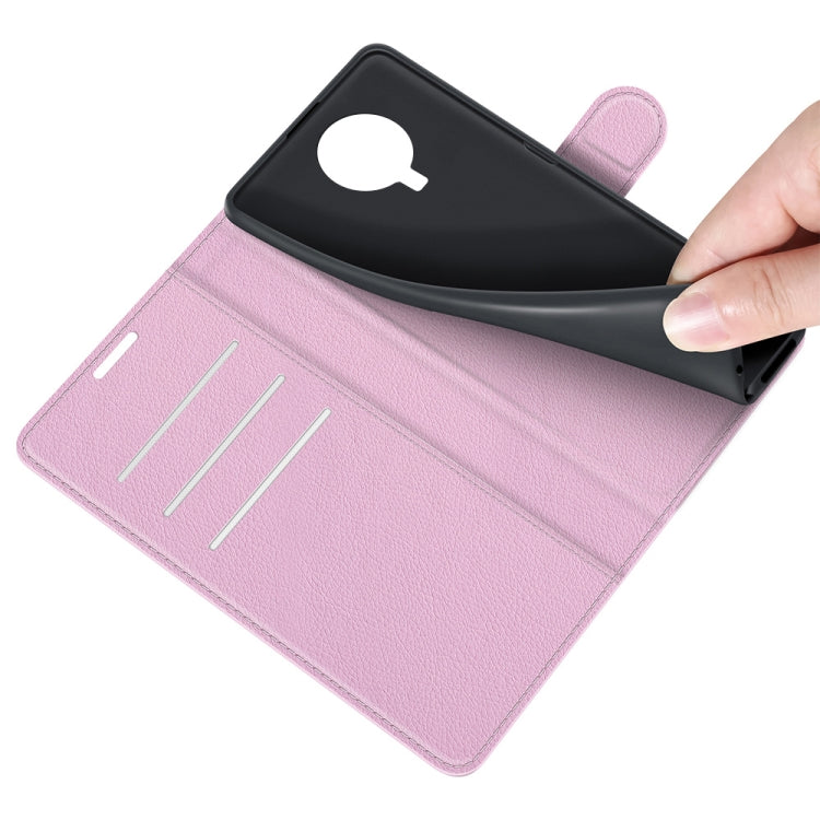 For Nokia G10/G20 Litchi Texture Horizontal Flip Protective Case with Holder & Card Slots & Wallet(Pink) - Nokia Cases by buy2fix | Online Shopping UK | buy2fix