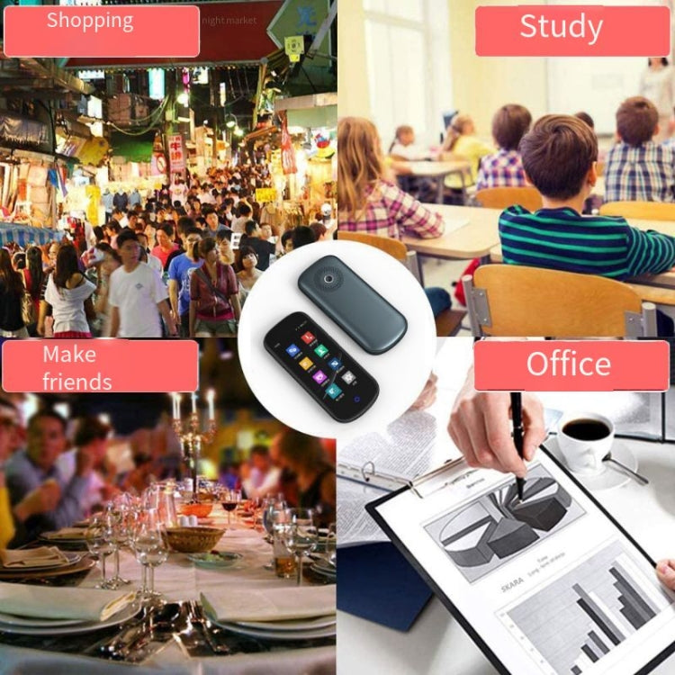 V12 4G Smart Voice Photo Scan Translator 4.0 Inch Touch Screen Wifi, Support Multi-language Offline Portable Translator - by buy2fix | Online Shopping UK | buy2fix