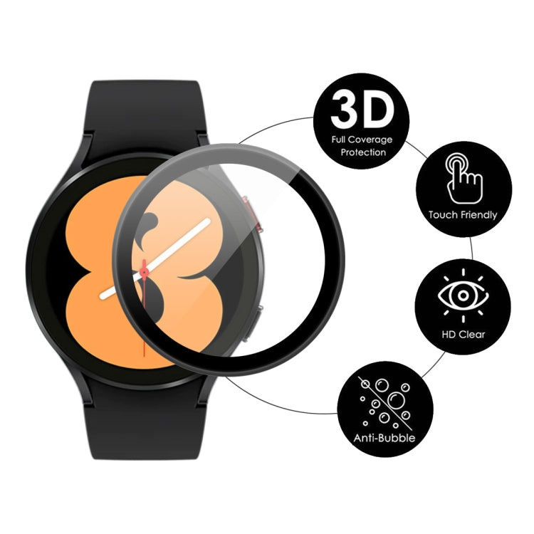 1 PCS For Samsung Galaxy Watch4 40mm ENKAY Hat-Prince 3D Full Coverage Soft PC Edge + PMMA HD Screen Protector Film - Screen Protector by ENKAY | Online Shopping UK | buy2fix