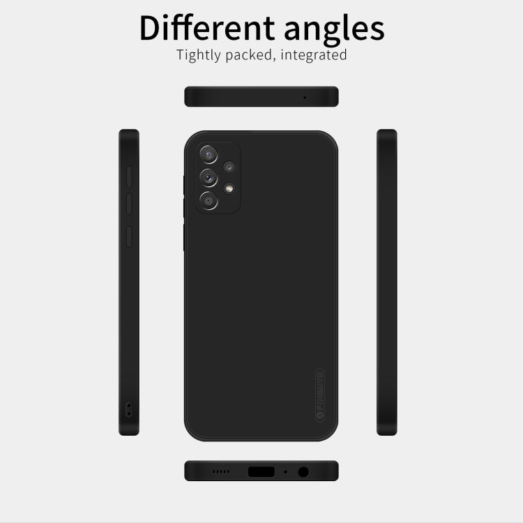 For Samsung Galaxy A52 4G/5G PINWUYO Touching Series Liquid Silicone TPU Shockproof Case(Blue) - Galaxy Phone Cases by PINWUYO | Online Shopping UK | buy2fix
