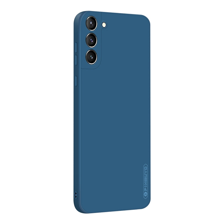 For Samsung Galaxy S21+ 5G PINWUYO Touching Series Liquid Silicone TPU Shockproof Case(Blue) - Galaxy S21+ 5G Cases by PINWUYO | Online Shopping UK | buy2fix