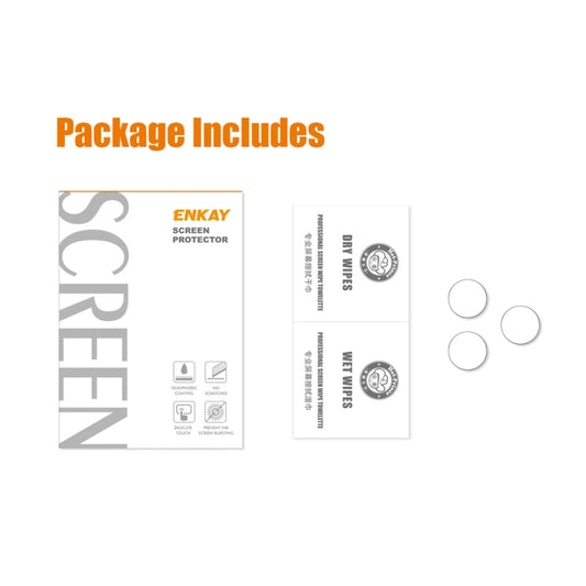 For iPhone 13 Pro / 13 Pro Max 1 Set ENKAY Hat-Prince Case Friendly Tempered Glass Camera Lens Film Anti-Scratch Protector by ENKAY