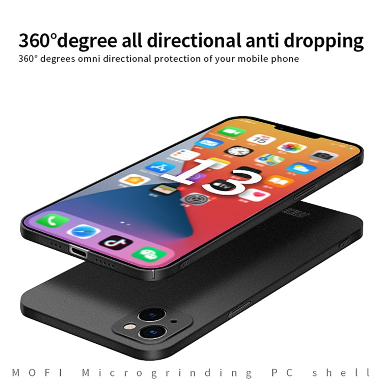 For iPhone 13 MOFI Fandun Series Frosted PC Ultra-thin All-inclusive Protective Case(Red) - iPhone 13 Cases by MOFI | Online Shopping UK | buy2fix