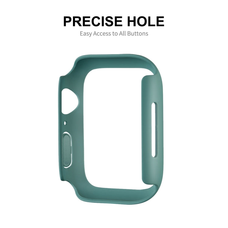 ENKAY Hat-Prince PC Frame + Full Coverage PMMA HD Screen Protector Film For Apple Watch Series 8 / 7 45mm(Black) - Watch Cases by ENKAY | Online Shopping UK | buy2fix