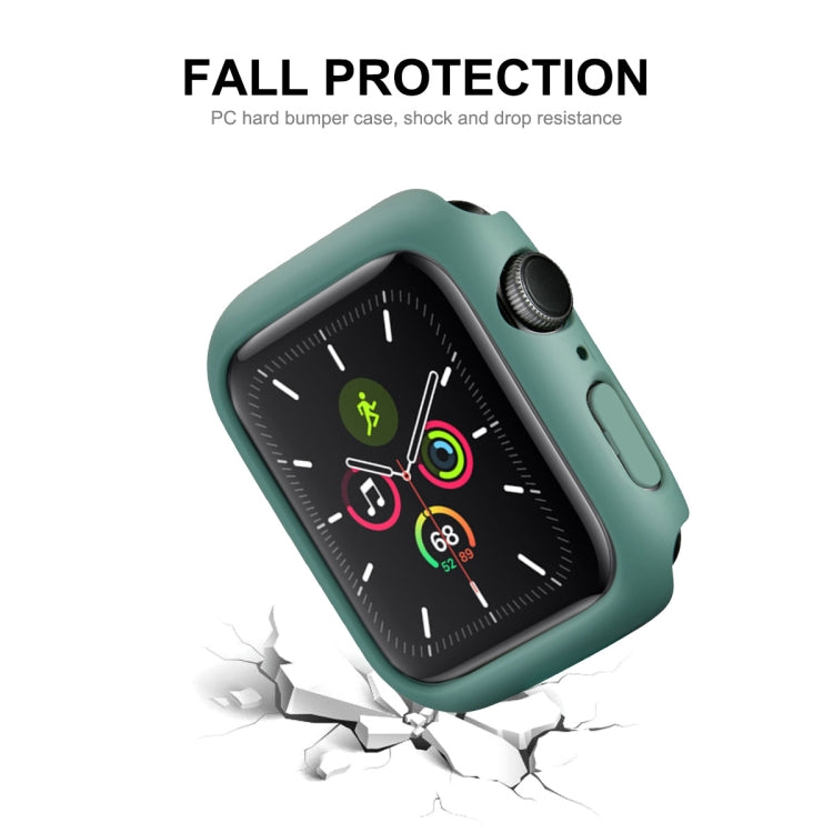 ENKAY Hat-Prince PC Frame + Full Coverage PMMA HD Screen Protector Film For Apple Watch Series 8 / 7 45mm(Black) - Watch Cases by ENKAY | Online Shopping UK | buy2fix
