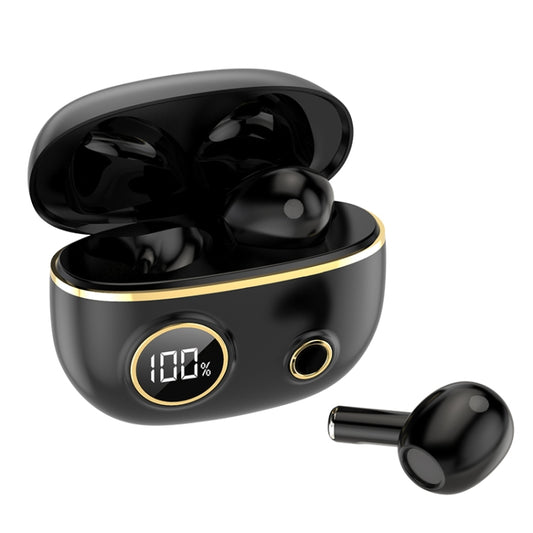 PRO100 TWS Bluetooth 5.2 Noise Canceling Waterproof Earphones 9D Stereo Sports Headphone with Charging Case(Black) by buy2fix