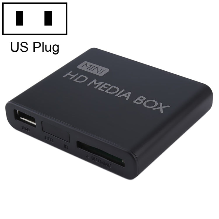 X9 Mini HD HDD Multimedia Player 4K Video Loop USB External Media Player AD Player(US Plug) - Multimedia Player by buy2fix | Online Shopping UK | buy2fix