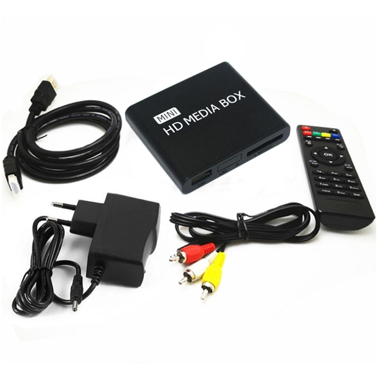 X9 Mini HD HDD Multimedia Player 4K Video Loop USB External Media Player AD Player(EU Plug) - Multimedia Player by buy2fix | Online Shopping UK | buy2fix