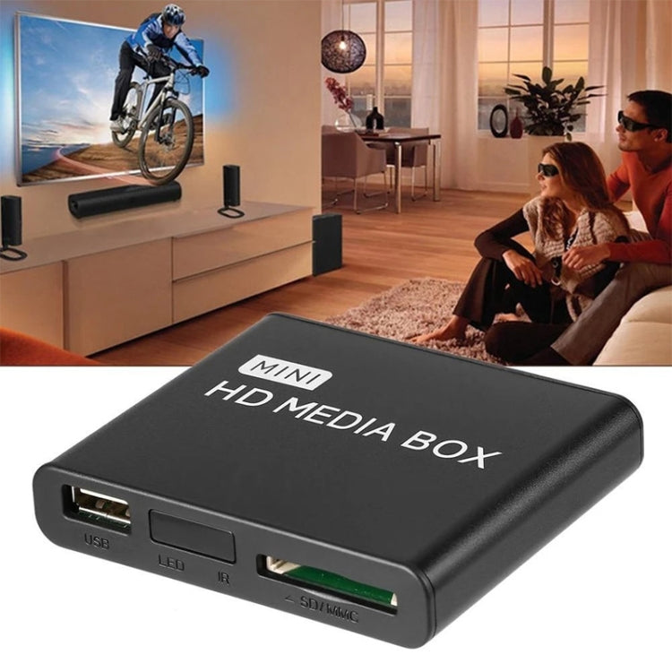 X9 Mini HD HDD Multimedia Player 4K Video Loop USB External Media Player AD Player(US Plug) - Multimedia Player by buy2fix | Online Shopping UK | buy2fix