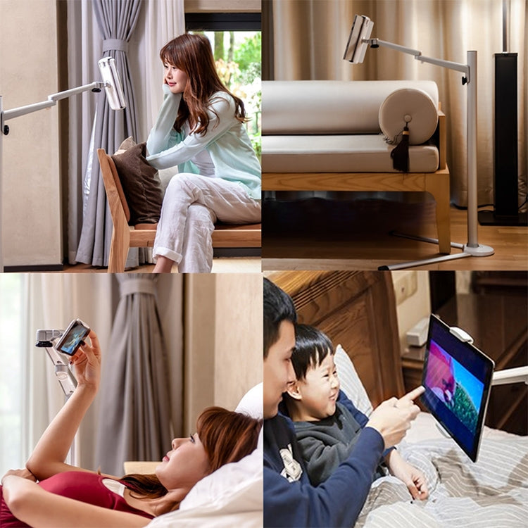 UP-6S Floor-standing Lazy Three-legged Liftable Stand for 3.5-13 inch Mobile Phones and Tablets - Lazy Bracket by buy2fix | Online Shopping UK | buy2fix