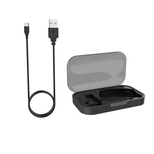 For Plantronics Voyager Legend / Voyager 5200 Bluetooth Headset Charging Box(Black) - Other Accessories by buy2fix | Online Shopping UK | buy2fix