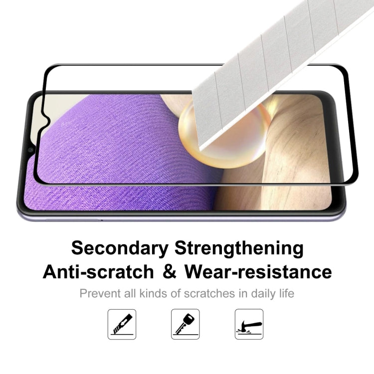 For Samsung Galaxy A32 5G 2 PCS ENKAY Hat-Prince Full Glue Tempered Glass 6D Full Coverage Anti-scratch Protector - Galaxy Tempered Glass by ENKAY | Online Shopping UK | buy2fix