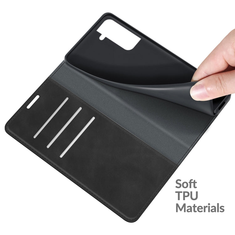 For Samsung Galaxy S22 5G Retro-skin Business Magnetic Suction Leather Case with Holder & Card Slots & Wallet(Black) - Galaxy S22 5G Cases by buy2fix | Online Shopping UK | buy2fix
