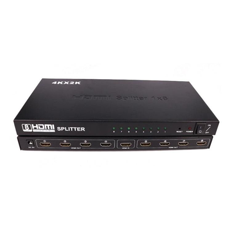 1 x 8 4K x 2K 3840*2160/30HZ HDMI Splitter - Splitter by buy2fix | Online Shopping UK | buy2fix