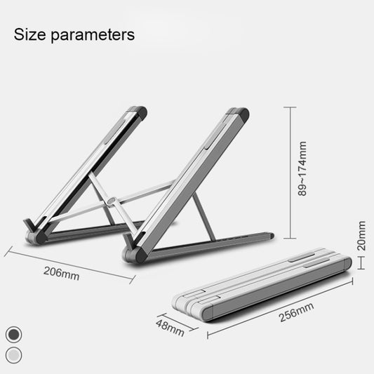 JP-2 Universal Aluminum Alloy Folding Laptop Stand - Laptop Stand by buy2fix | Online Shopping UK | buy2fix