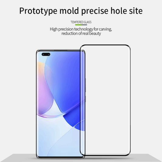 For Huawei nova 9 Pro MOFI 9H 3D Explosion-Proof Hot Bending Full Screen Tempered Glass Film(Black) by MOFI