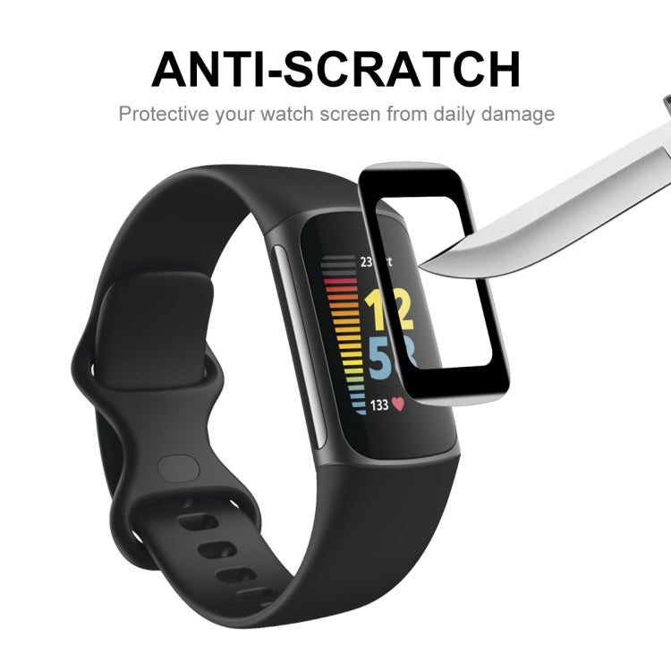 For Fitbit Charge 5 / Charge 6 ENKAY Hat-Prince 3D Curved Edge PC Edge PMMA HD Screen Film - Screen Protector by ENKAY | Online Shopping UK | buy2fix
