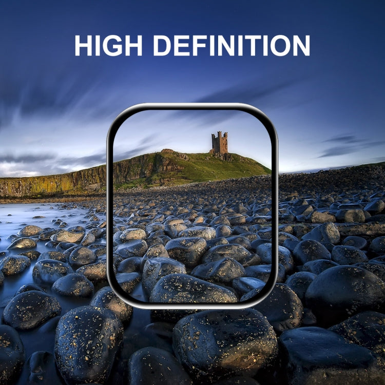 10pcs ENKAY Hat-Prince 3D Curved Edge Full Coverage Full Tempered Glass HD Screen Protector Film For Apple Watch Series 9 / 8 / 7 45mm(Transparent) by ENKAY