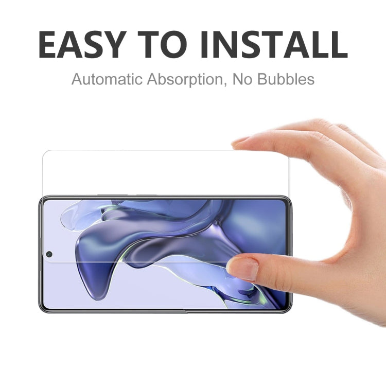 2 PCS For Xiaomi Mi 11T / 11T Pro ENKAY Hat-Prince 0.26mm 9H 2.5D Curved Edge Tempered Glass Screen Protector by ENKAY