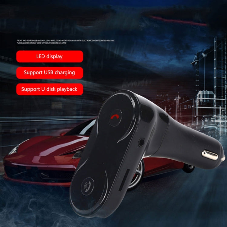 C8 Car Wireless FM Transmitter Modulator Bluetooth Charger Kit AUX Hands Free Mini MP3 Music Player - Bluetooth Car Kits by buy2fix | Online Shopping UK | buy2fix