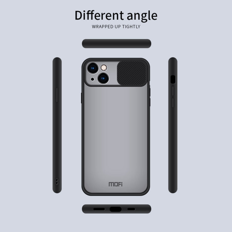 For iPhone 13 MOFI Translucent Frosted PC + TPU Phone Case(Green) - iPhone 13 Cases by MOFI | Online Shopping UK | buy2fix