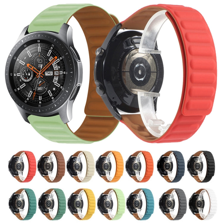 Silicone Magnetic Watch Band For Huawei Watch GT 3 46mm(Black) by buy2fix