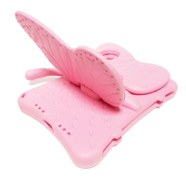 For iPad mini 6 / mini 2024 Butterfly Bracket EVA Shockproof Tablet Case(Pink) - iPad mini 6 Cases by buy2fix | Online Shopping UK | buy2fix