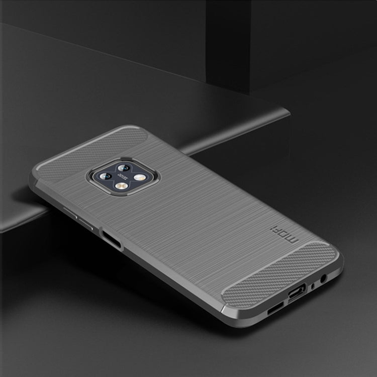 For Nokia XR20 MOFI Gentleness Series Brushed Texture Carbon Fiber Soft TPU Case(Gray) - Nokia Cases by MOFI | Online Shopping UK | buy2fix