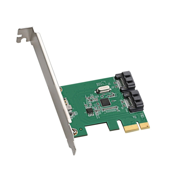 ASM1061 Pci-e2.0 X1 to 2-port SATA 3.0 Adapter Card - Add-on Cards by buy2fix | Online Shopping UK | buy2fix