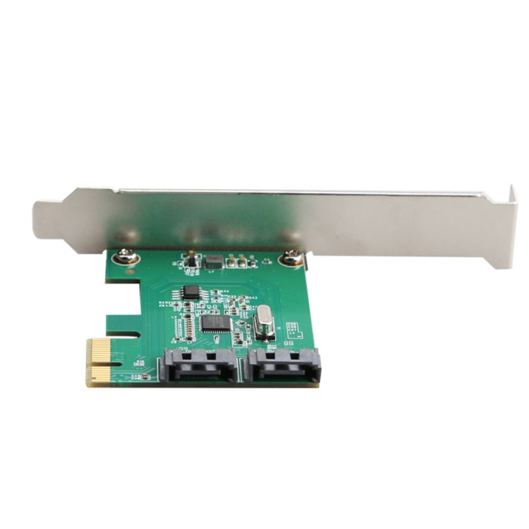 ASM1061 Pci-e2.0 X1 to 2-port SATA 3.0 Adapter Card - Add-on Cards by buy2fix | Online Shopping UK | buy2fix