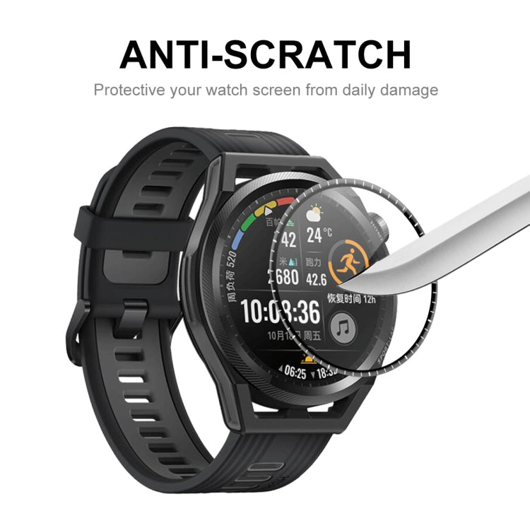 1 PC For Huawei Watch GT Runner 46mm ENKAY Hat-Prince 3D Full Coverage Soft PC Curved Edge + PMMA HD Screen Protector Film by ENKAY