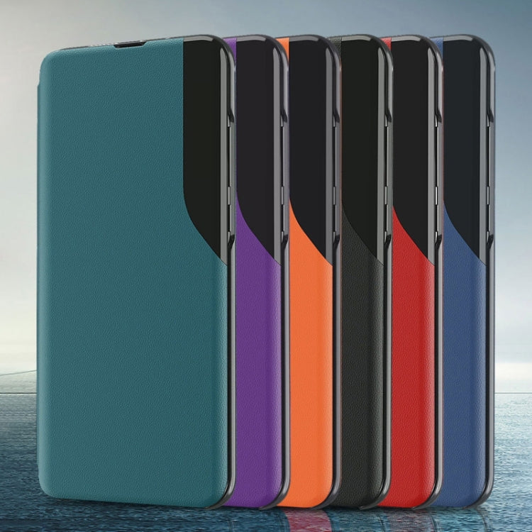 For Samsung Galaxy S22 Plus 5G Attraction Flip Holder Leather Phone Case(Green) - Galaxy S22+ 5G Cases by buy2fix | Online Shopping UK | buy2fix
