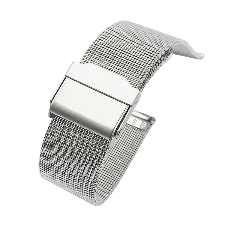 For Huawei Watch GT 3 46MM Stainless Steel Milan Double Buckle Watch Band(Silver) - Watch Bands by buy2fix | Online Shopping UK | buy2fix