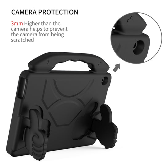 For Lenovo Tab M10 HD 10.1 TB-X505F/X505N EVA Shockproof Tablet Case with Thumb Bracket(Black) - Lenovo by buy2fix | Online Shopping UK | buy2fix