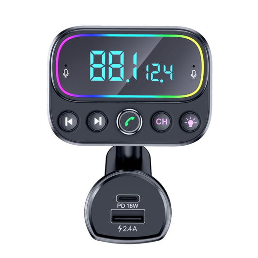 T67 Bluetooth 5.0 Car MP3 Music Player FM Modulator Transmitter Wireless AUX Adapter Hands-free - Bluetooth Car Kits by buy2fix | Online Shopping UK | buy2fix