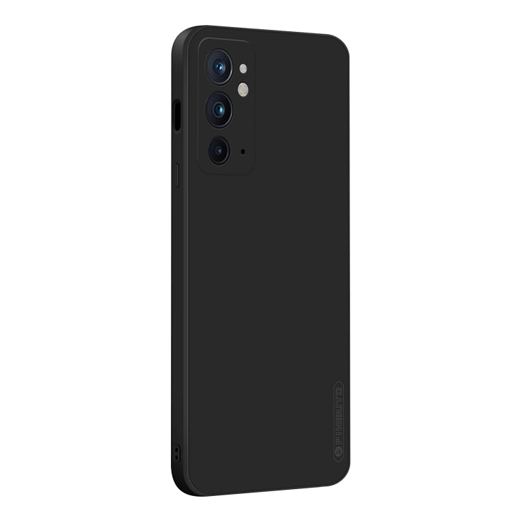 For OnePlus 9RT 5G PINWUYO Liquid Silicone TPU Phone Case(Black) - OnePlus Cases by PINWUYO | Online Shopping UK | buy2fix