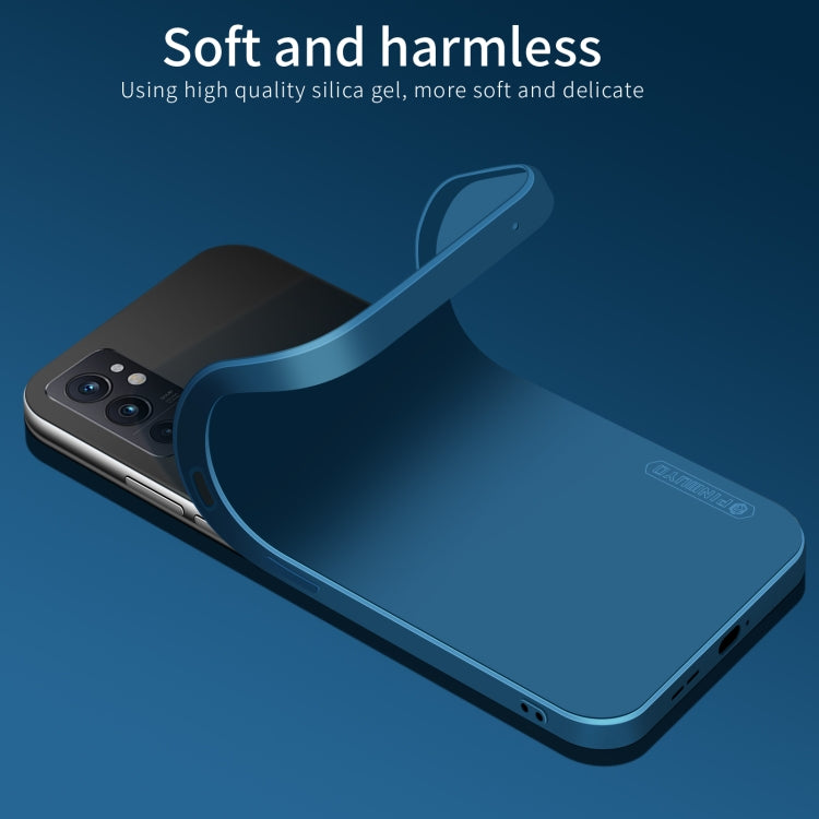 For OnePlus 9RT 5G PINWUYO Liquid Silicone TPU Phone Case(Black) - OnePlus Cases by PINWUYO | Online Shopping UK | buy2fix